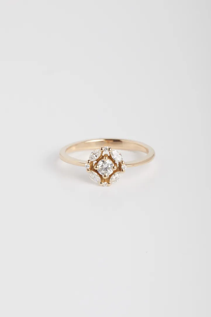 Ring Rina XS in pink gold