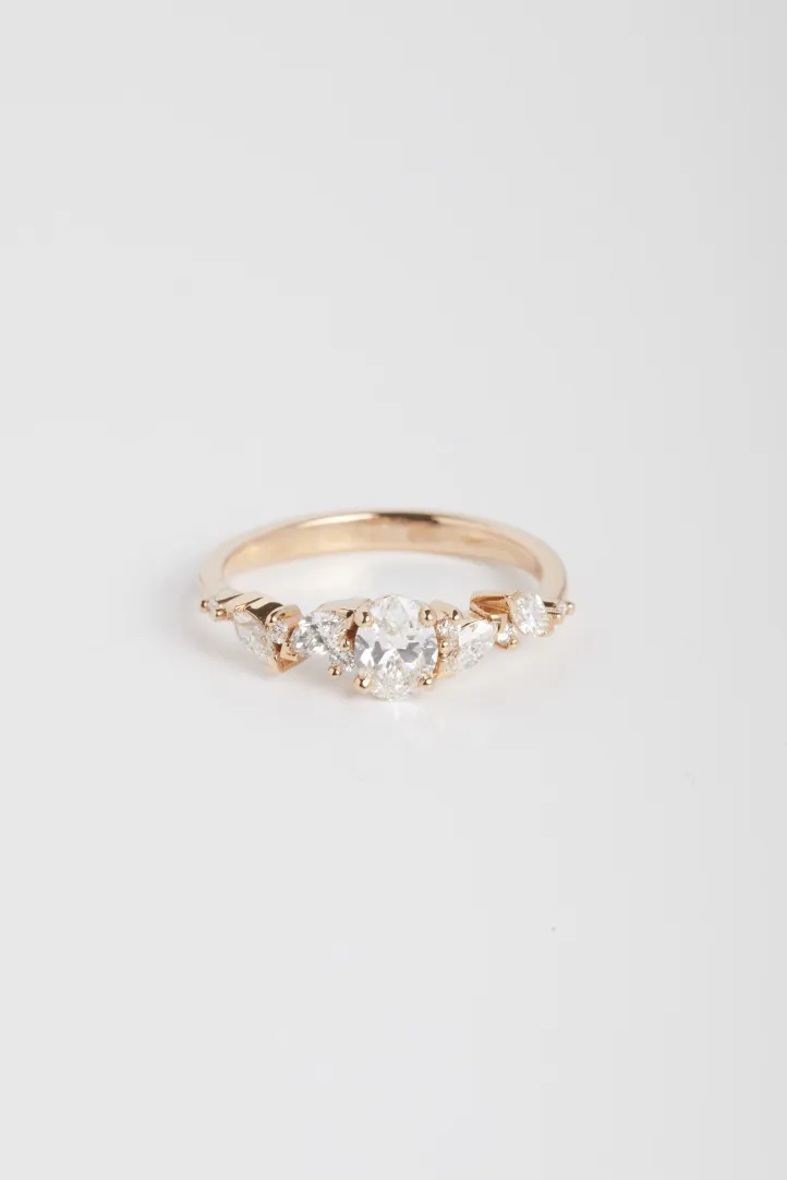 Ring Rania M in pink gold