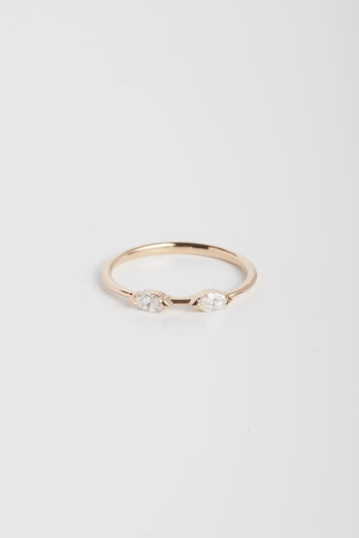 Ring Hana Bis in pink gold