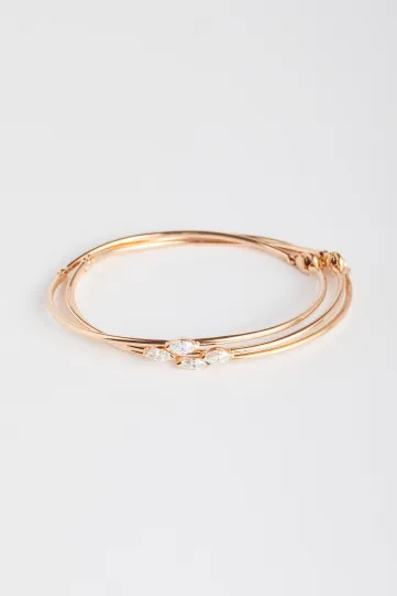 Bracelet Hana Trilogie in pink gold