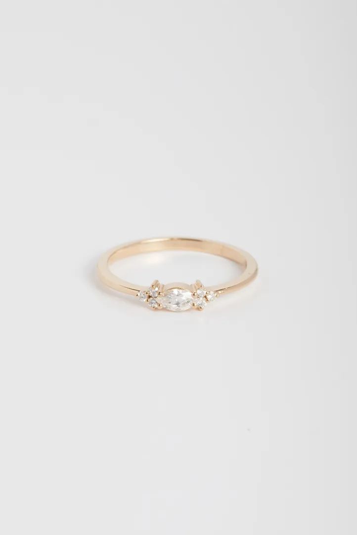 Ring Mathilde XS in pink gold