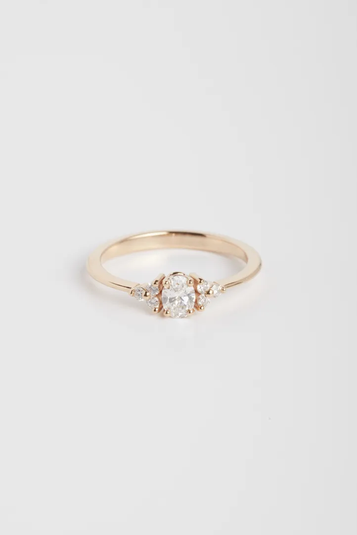Ring Clara S in pink gold