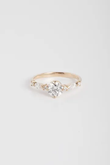 Ring Prune XL in pink gold