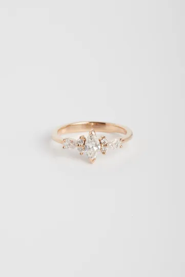 Ring Ewen XS in pink gold