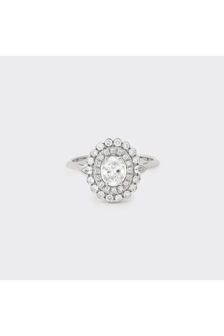 Ring Aïda L in white gold