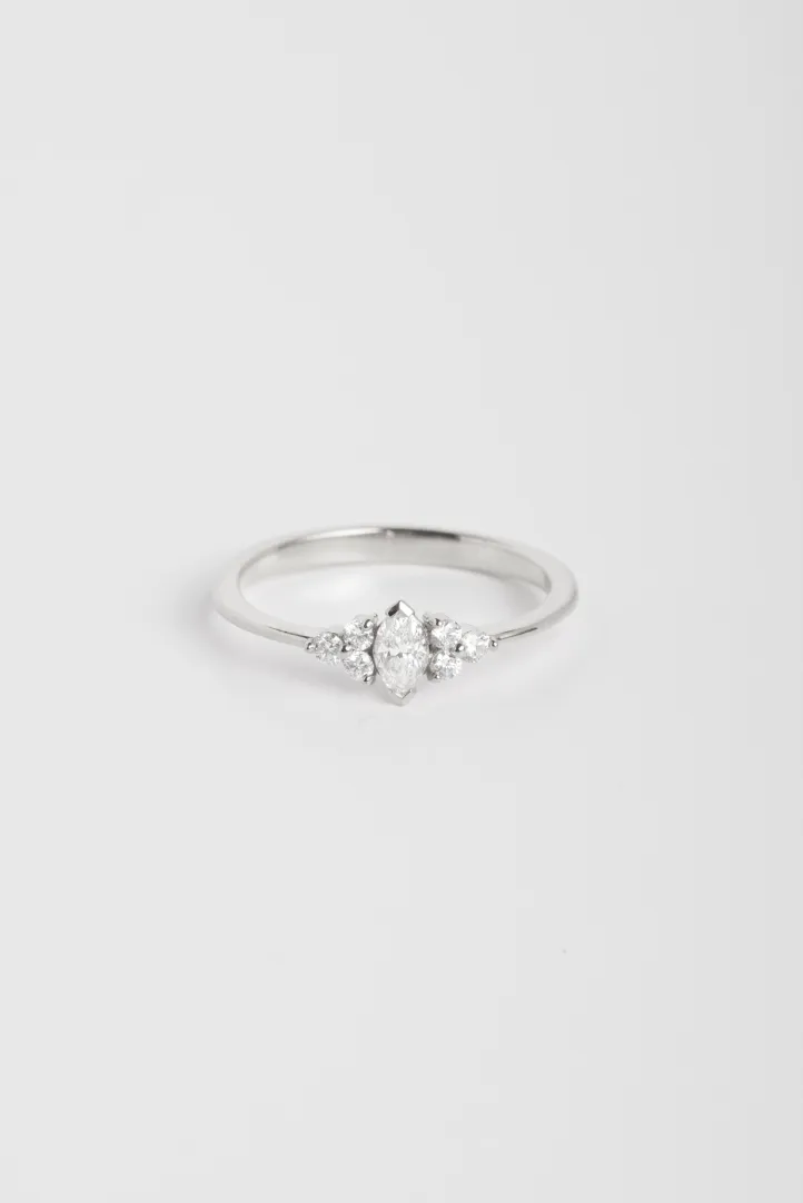 Bague Adeline XS en or blanc