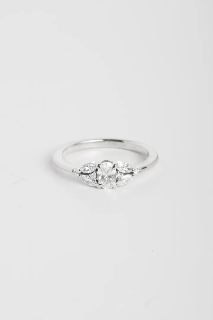 Bague Camille S en or blanc