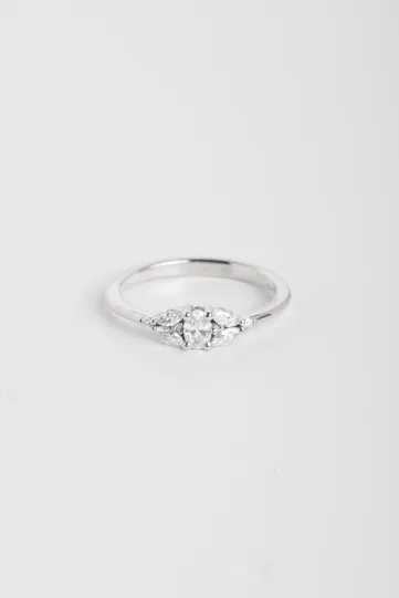 Ring Camille XS in white gold