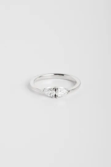 Ring Elise in white gold