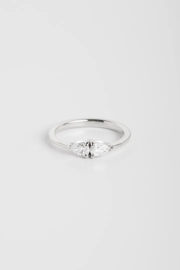 Bague Elise en or blanc