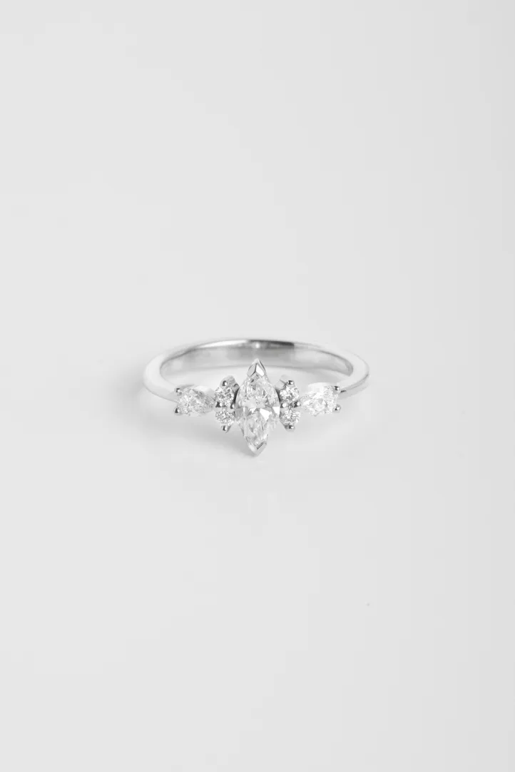 Ring Ewen S in white gold