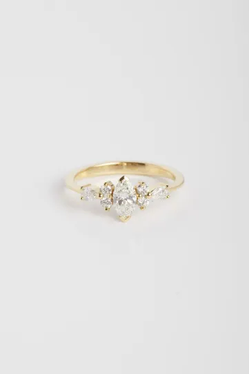 Ring Ewen M in yellow gold