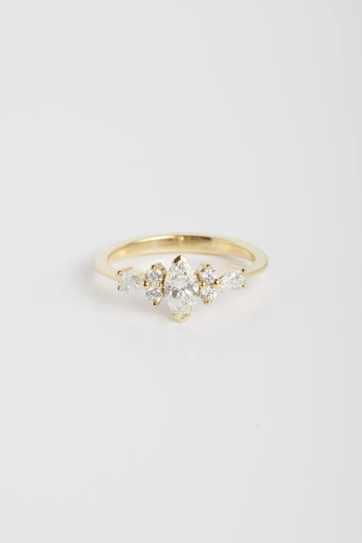 Ring Ewen M in yellow gold