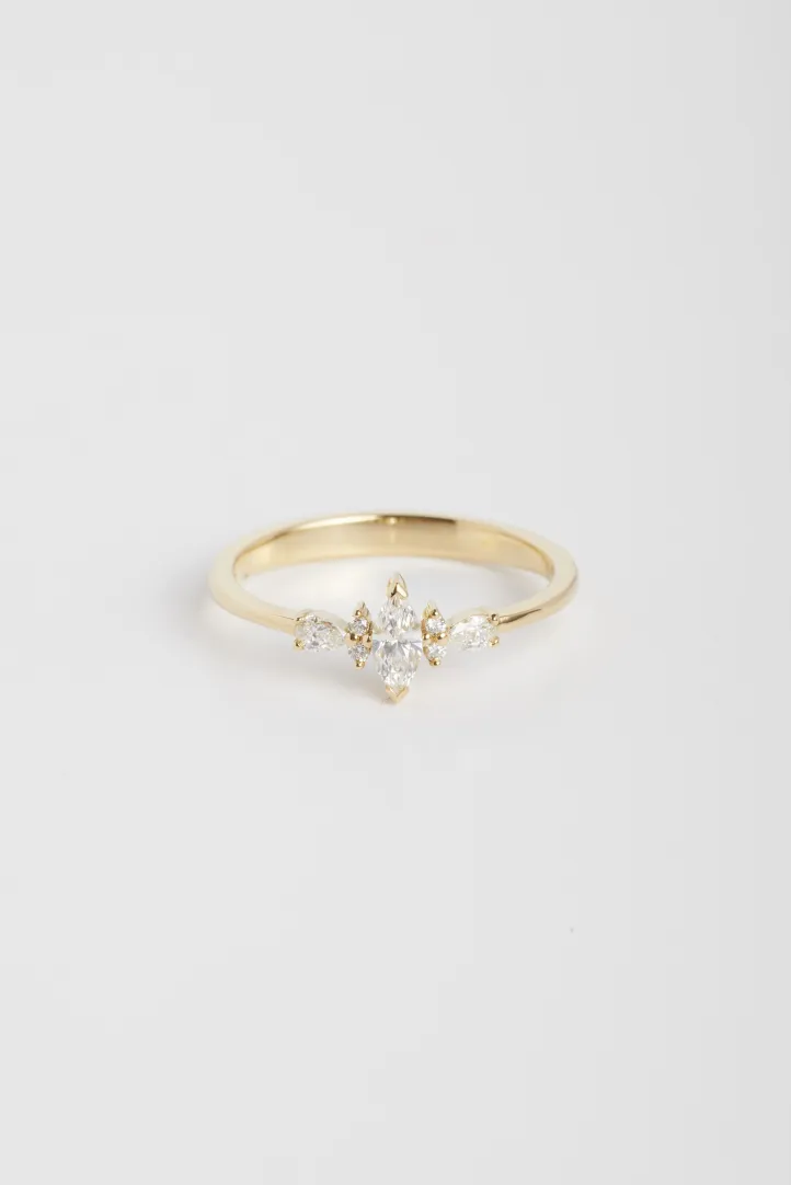 Ring Ewen XS in yellow gold