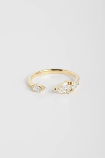 Ring Gwen M in yellow gold