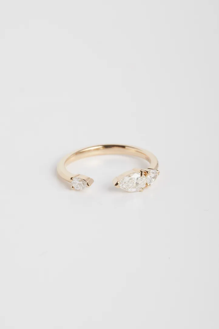 Ring Gwen S in pink gold