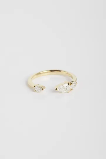 Ring Gwen S in yellow gold