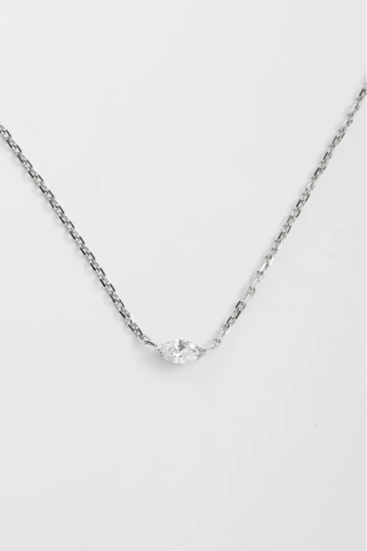 Necklace Collier Hana in white gold