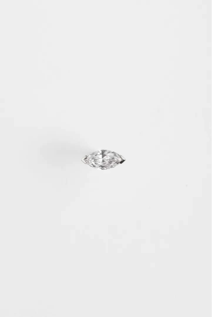 Earring Boucle Hana S in white gold