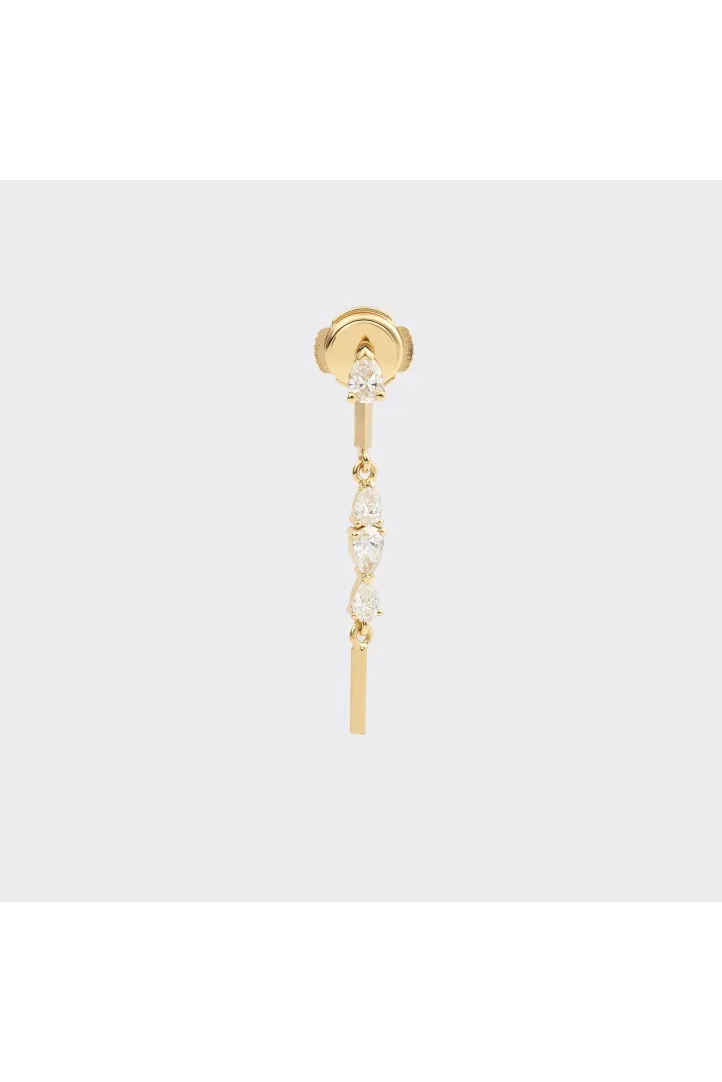 Earring Boucle Ibtissame in yellow gold