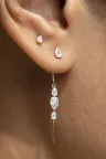 Earring Boucle Ibtissame in white gold