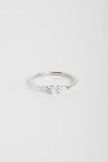 Ring Julie XS in white gold