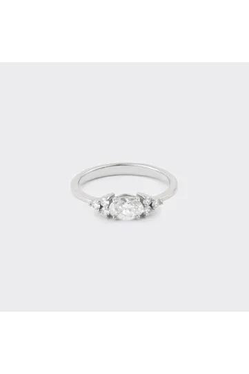 Ring Kenza M in white gold