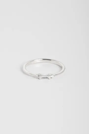 Ring Nessa in white gold