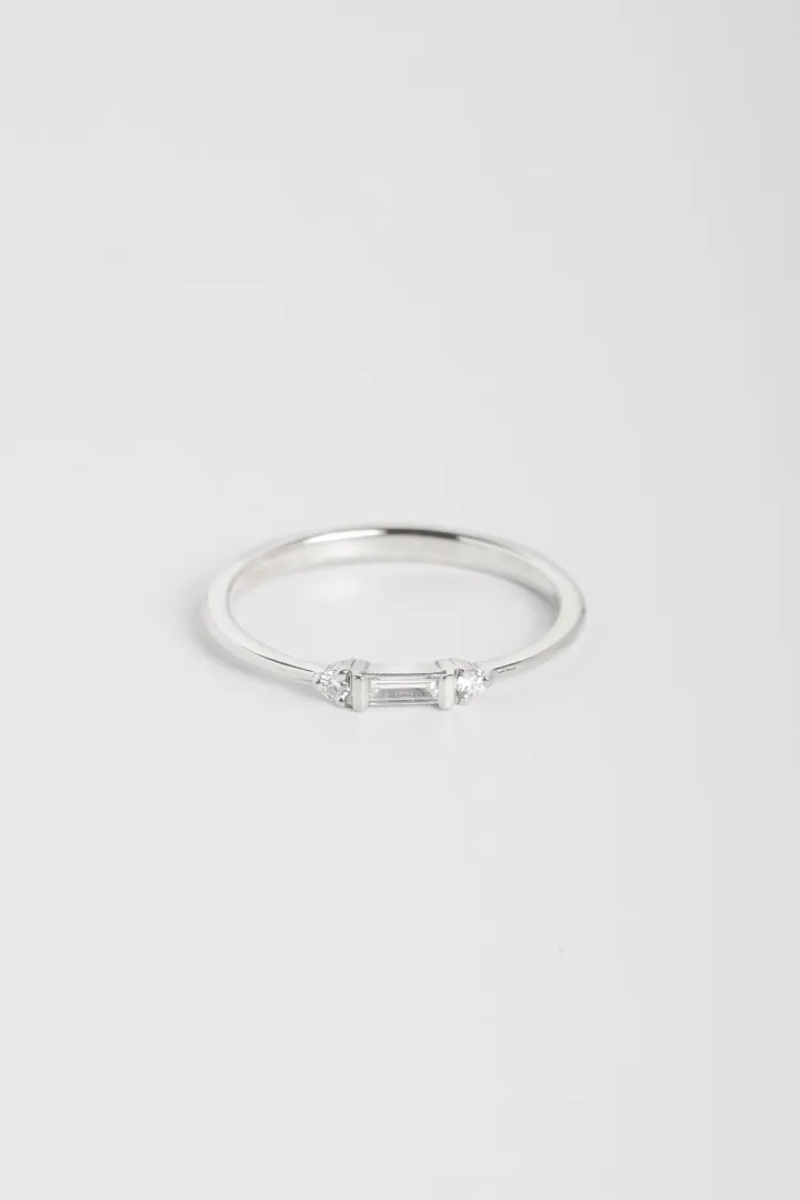 Bague Nessa en or blanc