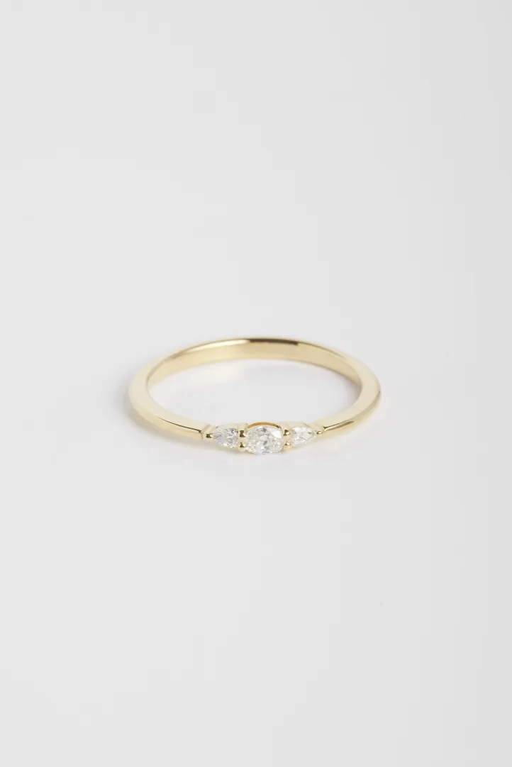 Ring Lou in yellow gold