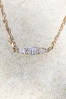 Necklace Collier Lou S in pink gold