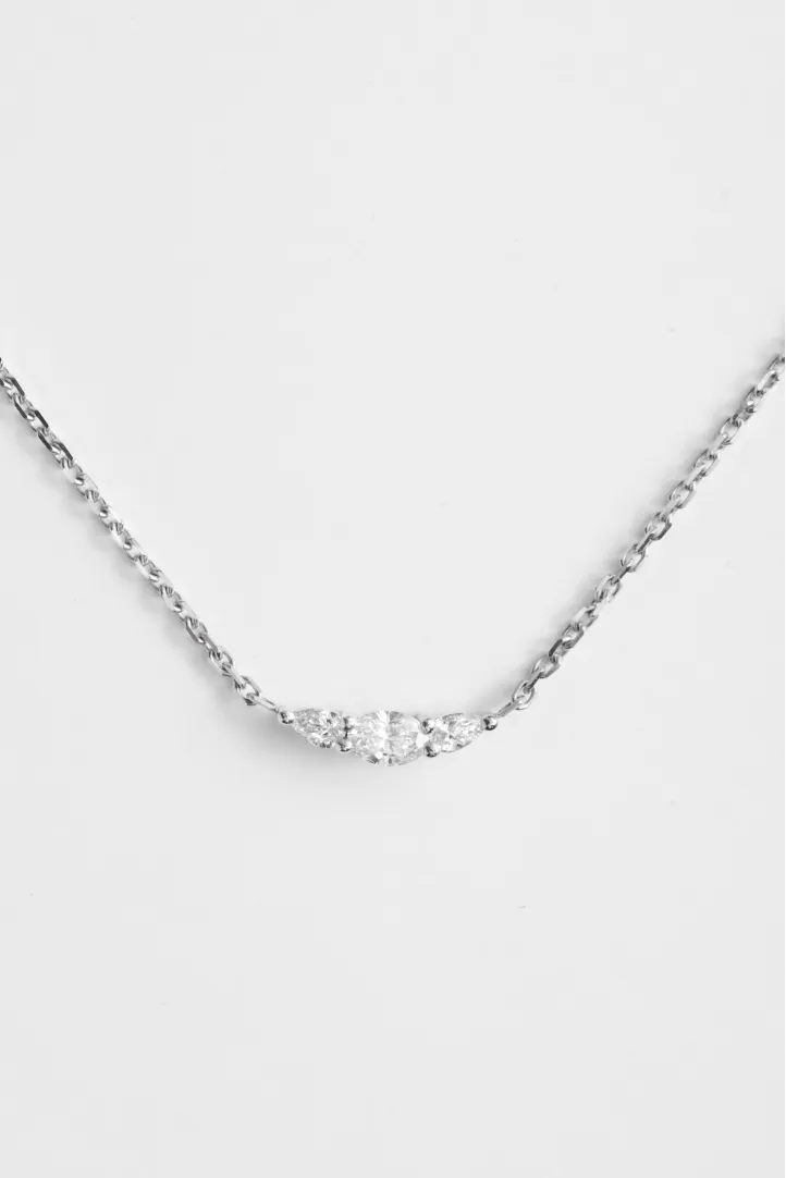 Necklace Collier Lou S in white gold