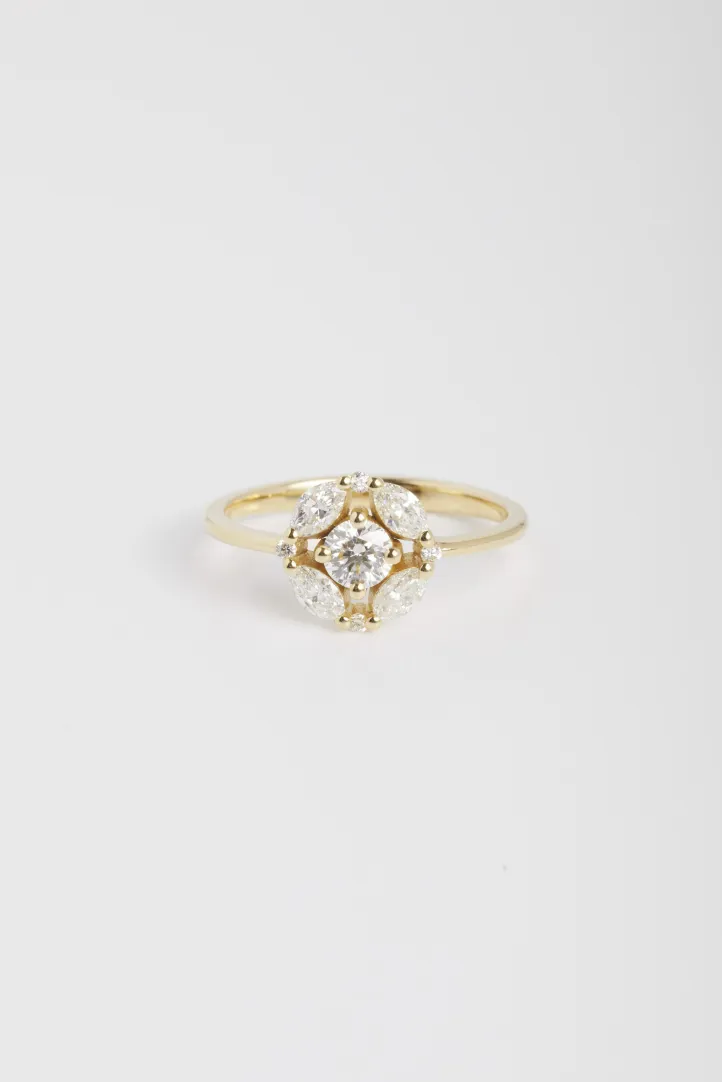 Ring Rina S in yellow gold