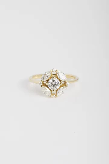 Ring Rina M in yellow gold