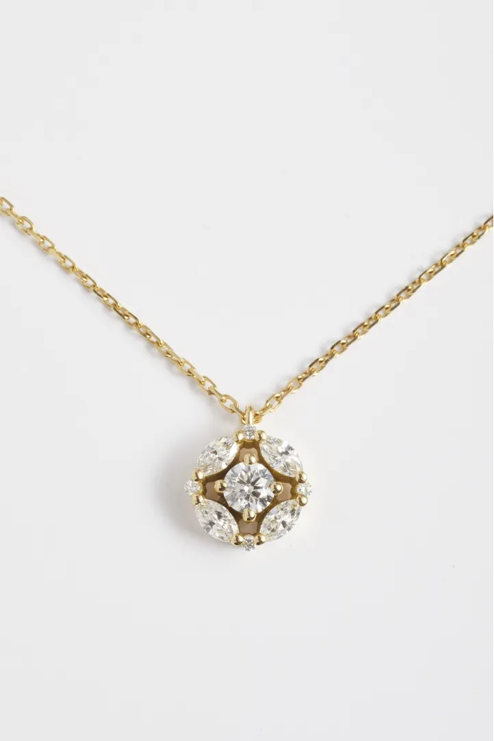 Necklace Rina in yellow gold