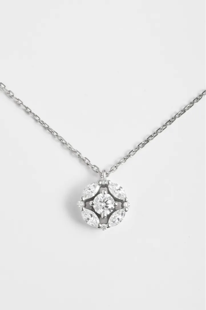 Necklace Rina in white gold