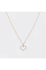 Necklace Mon Petit Coeur in pink gold