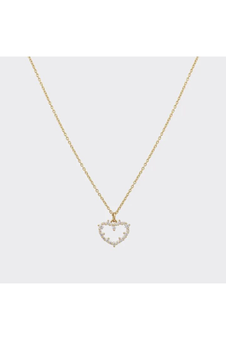 Necklace Mon Petit Coeur in yellow gold