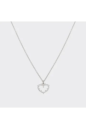 Necklace Mon Petit Coeur in white gold