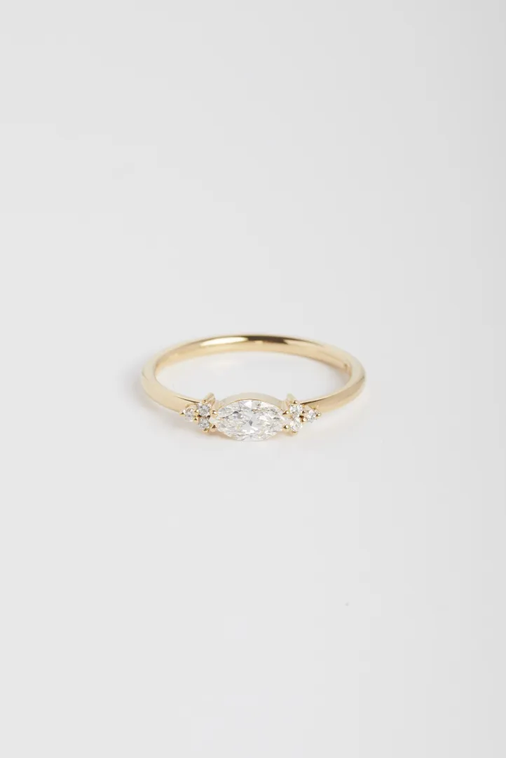 Ring Mathilde S in yellow gold