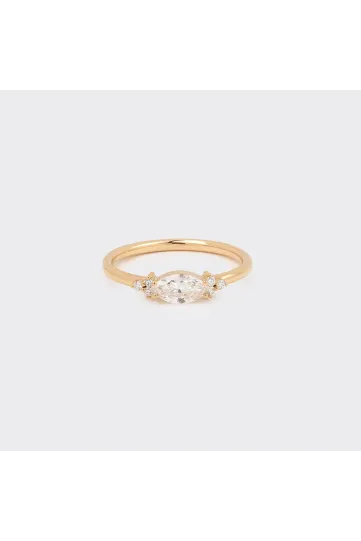 Ring Mathilde S in pink gold