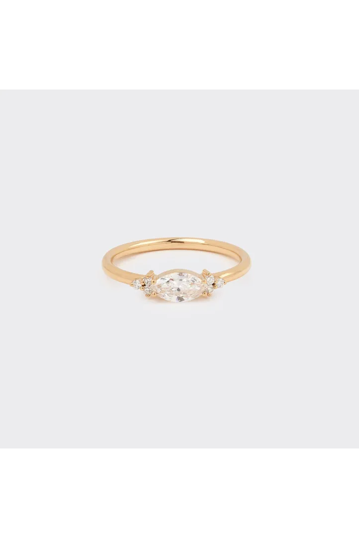 Ring Mathilde S in pink gold