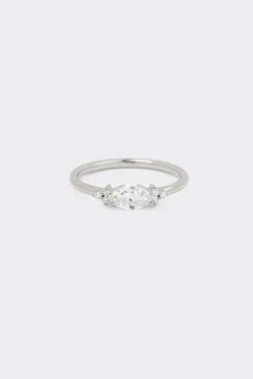 Ring Mathilde S in white gold