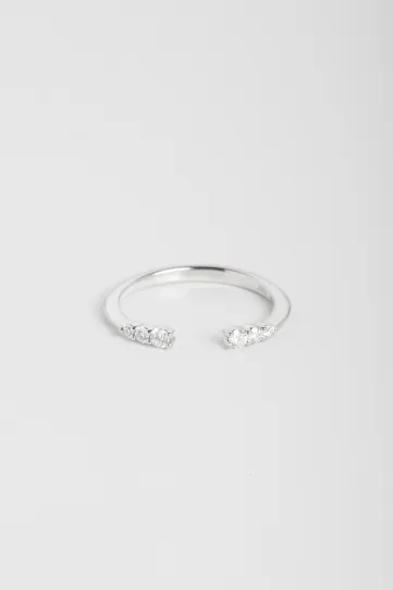 Ring Monica in white gold