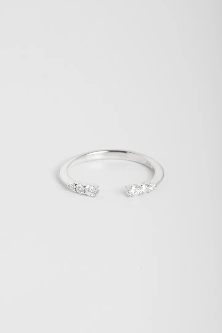 Bague Monica en or blanc