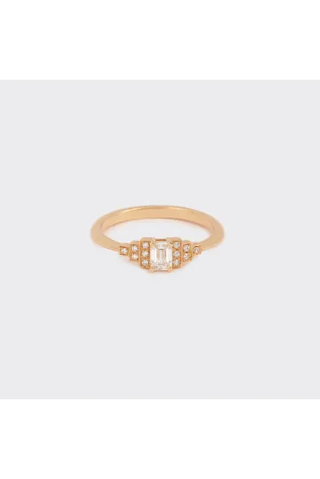 Bague Olympe en or rose