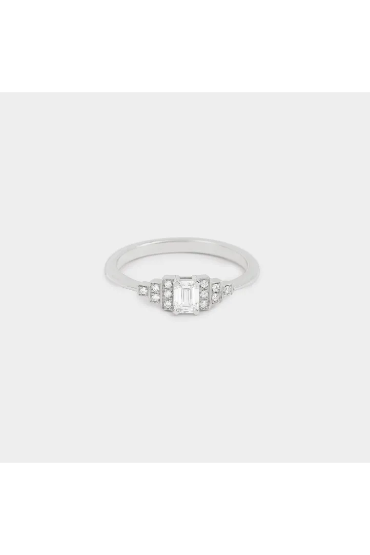 Bague Olympe en or blanc