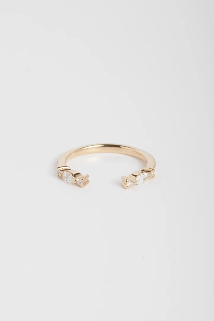 Ring Phoebe in pink gold