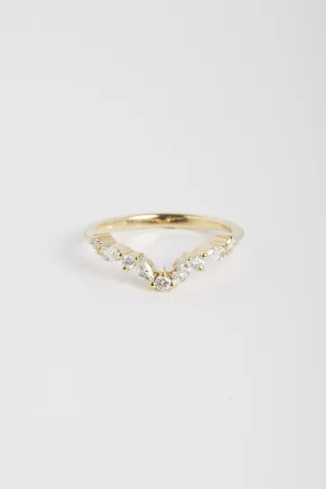 Ring Sarah in yellow gold