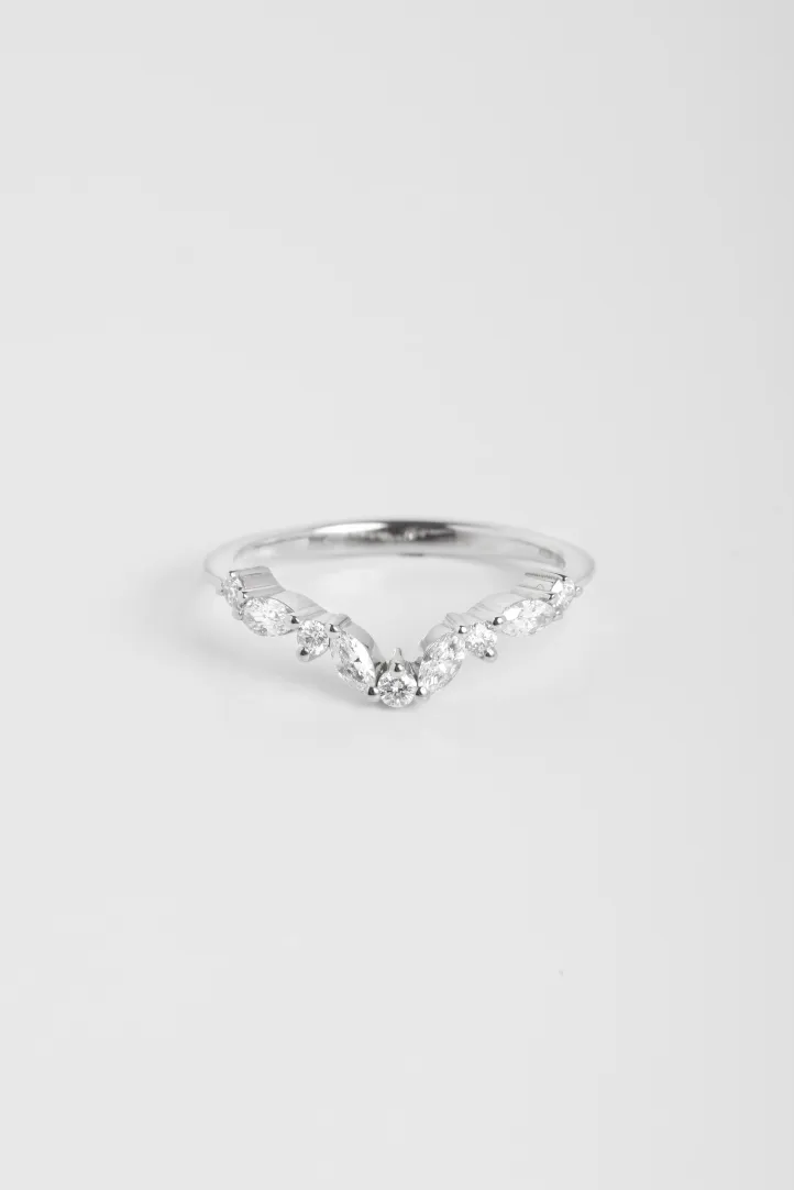 Ring Sarah in white gold